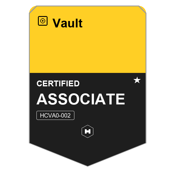 HashiCorp Vault Associate バッジ
